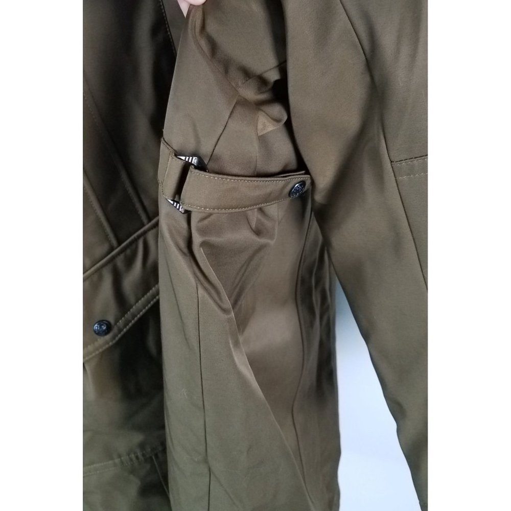 Centigrade Women's Sz. 2X Olive Parka Coat with Faux Fur Details NEW - Picture 4 of 12